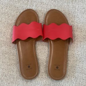 Shade & Shore Red Band Sandals